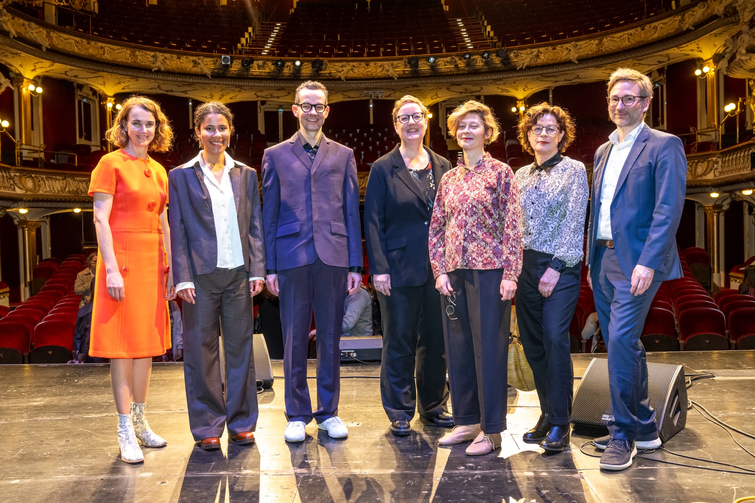 The prize jury with Salomé Jashi